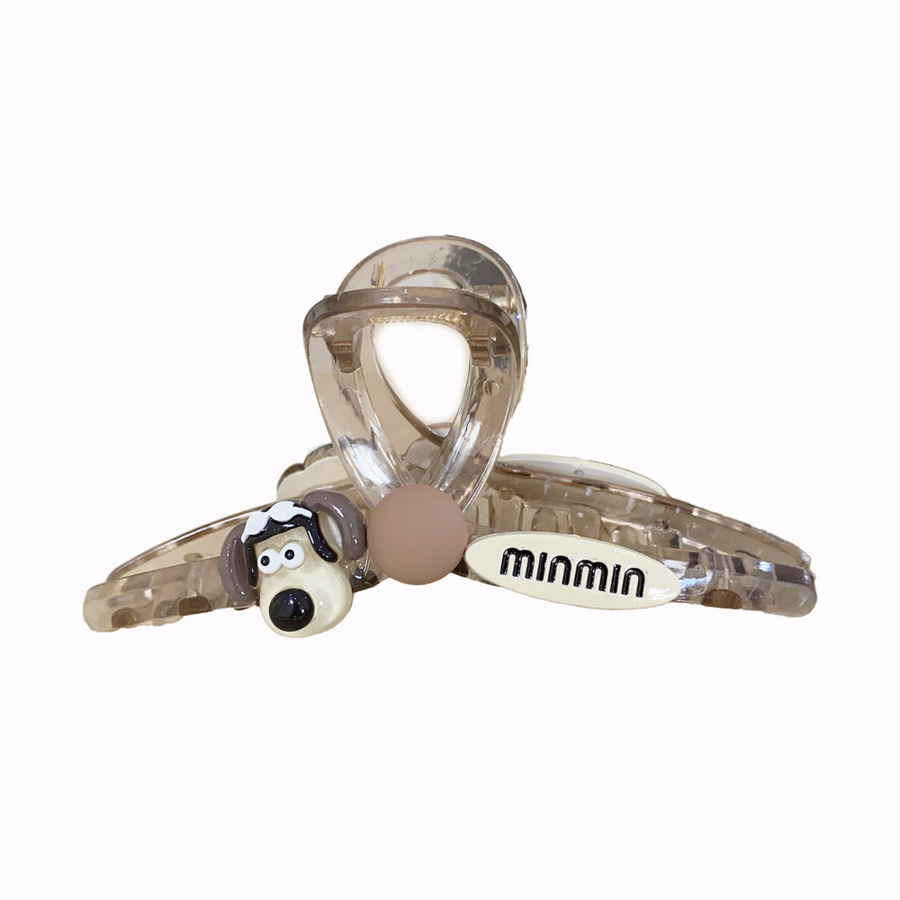 Dongdaemun cuteclassy puppy gripper female cartoon back of head hair clip easiest for match shark clip new arrival headwear