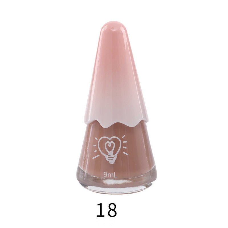 Nail polish, no baking, quick drying, tearable, water-based, peelable, wholesale, autumn and winter, cherry, hand and foot nail polish wholesale