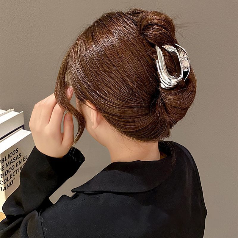 New alloy hair accessories fluffy high ponytail metal small antennae classy sense wings gripper ponytail clip back of head clip