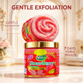 strawberry scrub bath wet salt exfoliating cleansing mud bath strawberry scrub 650g foreign trade wholesale