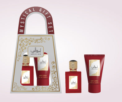 Perfume body lotion 2-piece set asad women's perfume gift set middle eastern arabian dubai perfume set wholesale