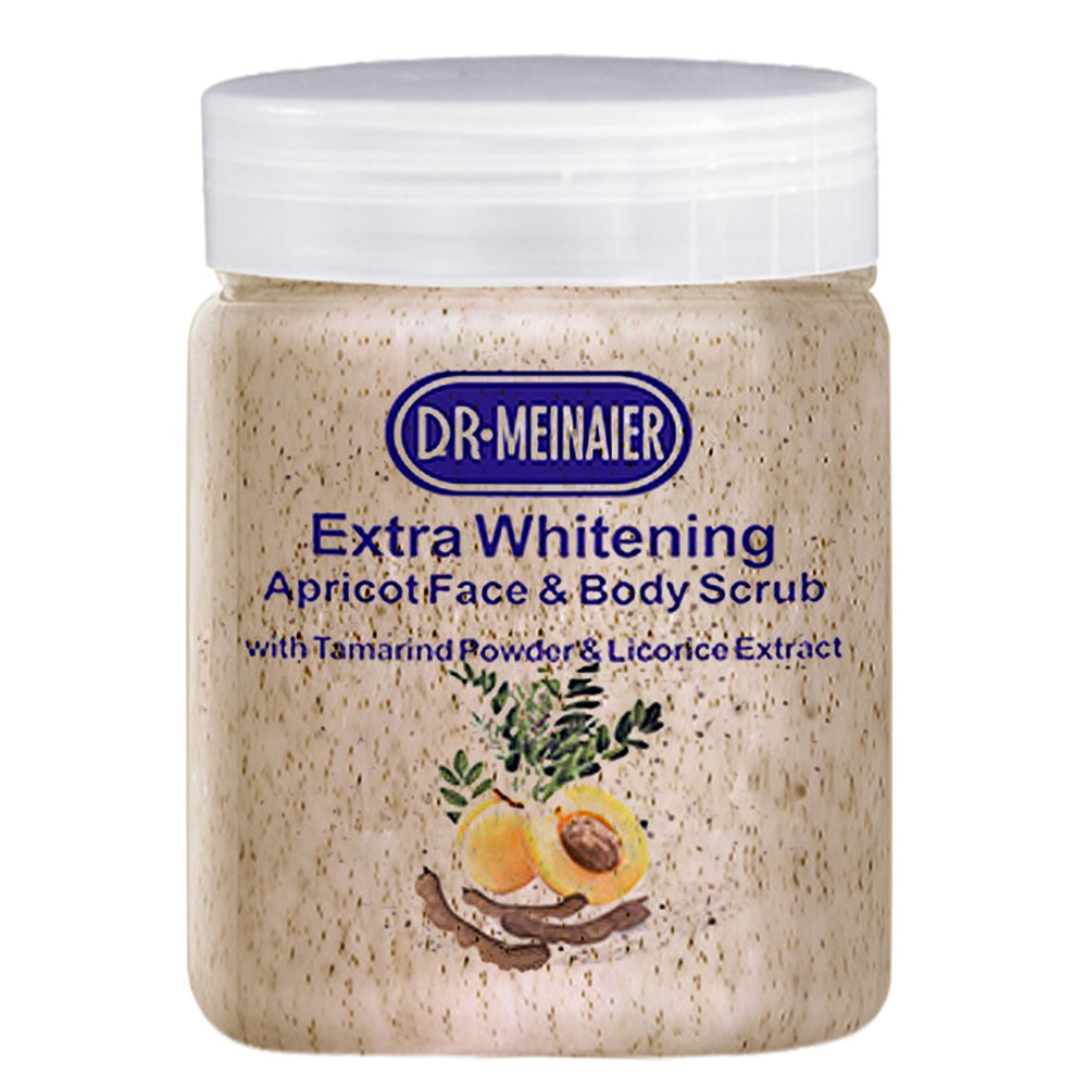rose facial & body scrub - milk & almond cleansing exfoliating bath scrub & massage cream 350g
