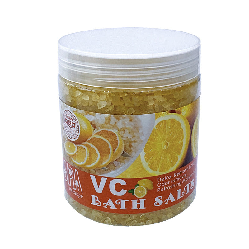 exclusive scrub crystal salt fragrance bath coarse salt exfoliating chicken skin sea salt bath and foot soak 350g