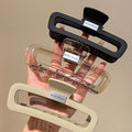 Large rectangular claw clip for thick hair - extra large hair styling clip for women - 2024 new high-end hair clip - back of head hair clip