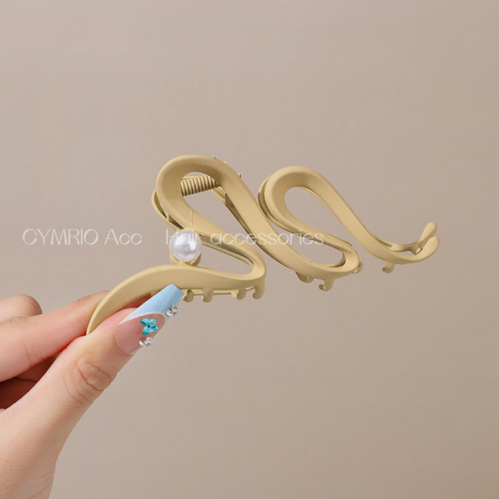 Classy metal gripper large back shark clip hairpin 2024 new classyaccessible luxury clip headwear hairpin