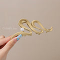 Classy metal gripper large back shark clip hairpin 2024 new classyaccessible luxury clip headwear hairpin