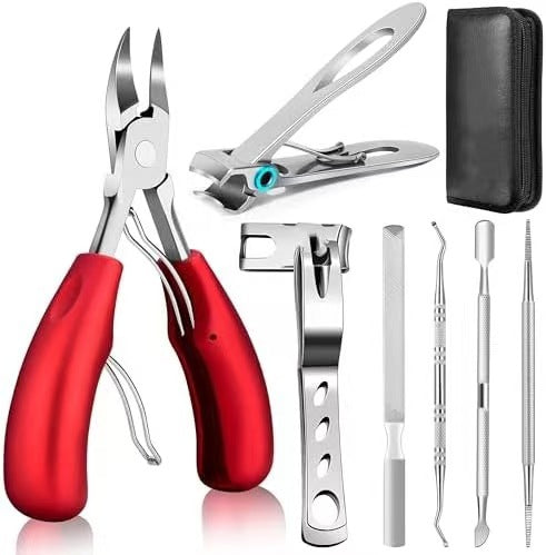 amazon nail clippers and nail groove pliers combo suit, eagle mouth pliers, special manicure tools for ingrown nails and thick toes