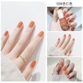 2025 summer white fine glitter no-bake nail polish non-peelable transparent glossy base oil nude colorful manicure nail polish