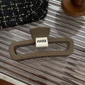 &oval label dark brown-13cm