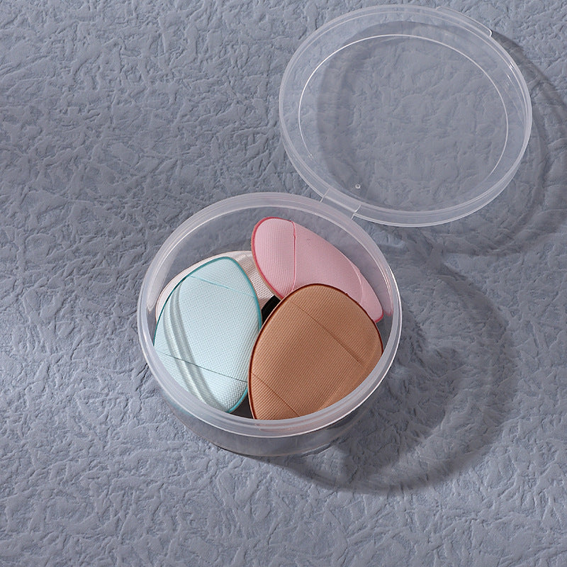 Mini pinky finger air cushion powder puff makeup sponge finger puff dry and wet dual-use powder bottom liquid does not eat powder fingertip powder puff