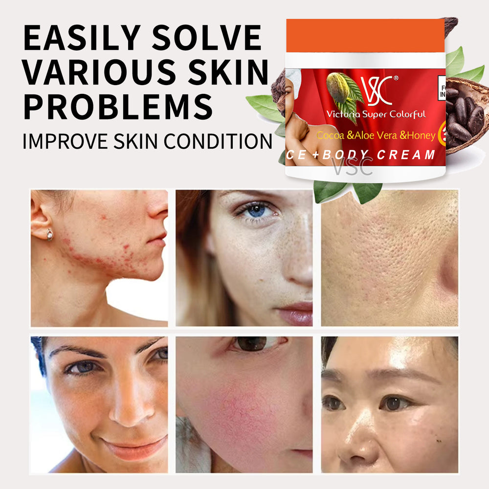 cocoa & aloe vera & honey face cream 500g - moisturizing cream, nourishing and rejuvenating, wholesale for export