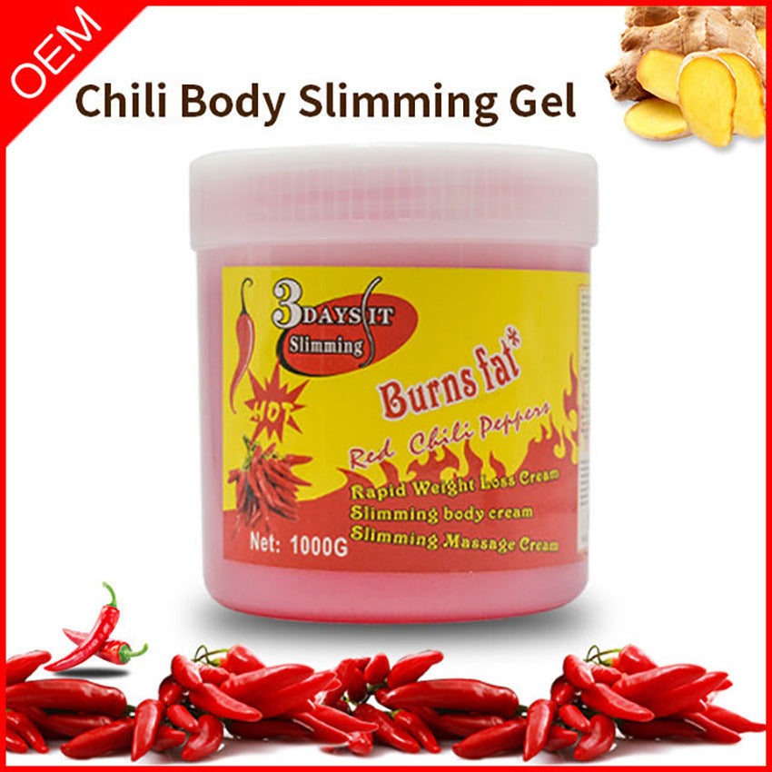 nourishing firming cream, chili shaping body cream, belly, abdomen, calf, heating massage cream, foreign trade wholesale
