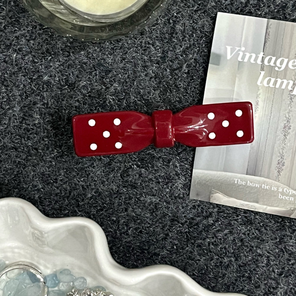 Korean dongdaemun new blue floral hair clip - side bangs duckbill clip - sweet & girly hair accessory