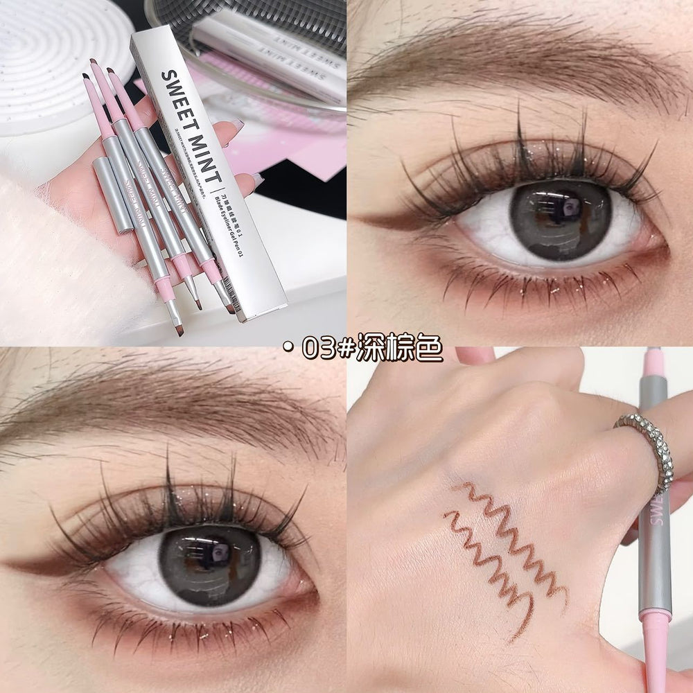 Sweet mint blade eyeliner gel pen waterproof, sweat-proof, long-lasting, non-smudge eyeliner pen