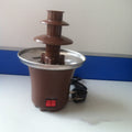 Chocolate fountain machine - mini diy home melting tower with heating - small chocolate machine waterfall maker