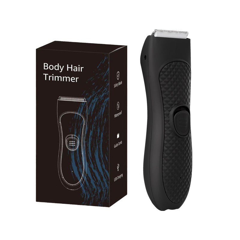 Electric men's private parts shaver, full body washable pubic hair trimmer, temu body hair shaver