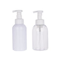 Pet 500ml foaming pump head hand soap bottle empty plastic bottle for dispensing facial cleanser foam custom bottle