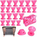 amazon 40-piece set magic silicone curling iron bell curl lazy curling iron mushroom curling iron