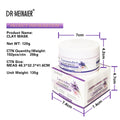 vitamin c mud mask deep cleansing smear-type mung bean mud moisturizing and hydrating ve mask cream 120g