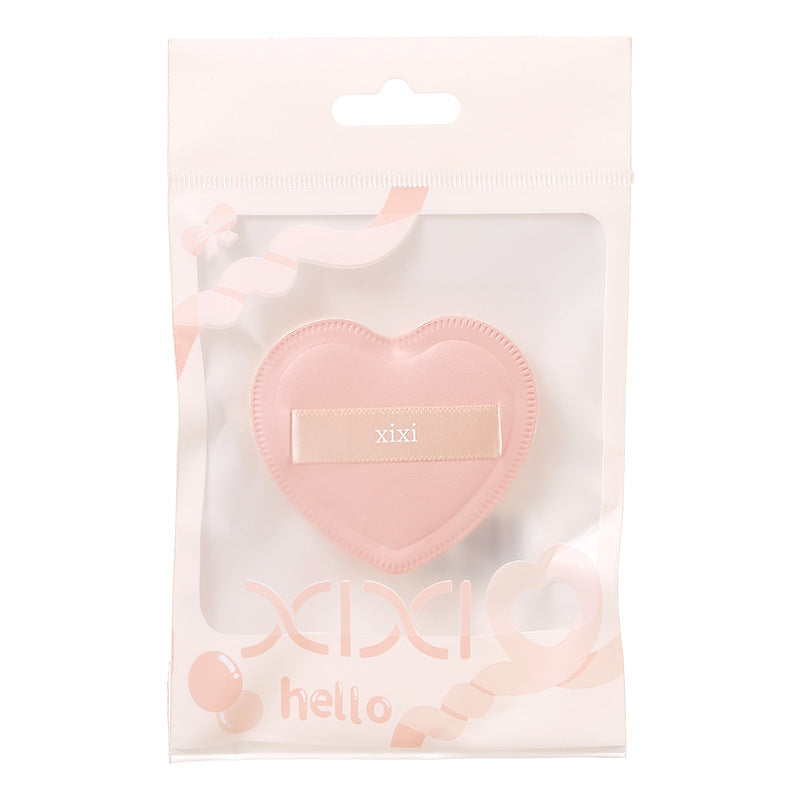Xixi sweetheart marshmallow powder puff beauty egg super soft not easy to eat powder dry and wet dual use heart air cushion powder puff tool