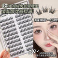 Jonbos large capacity 5d glue-free false eyelashes - self-adhesive, no glue needed, natural simulation, fluffy & fuzzy, lazy eyelashes
