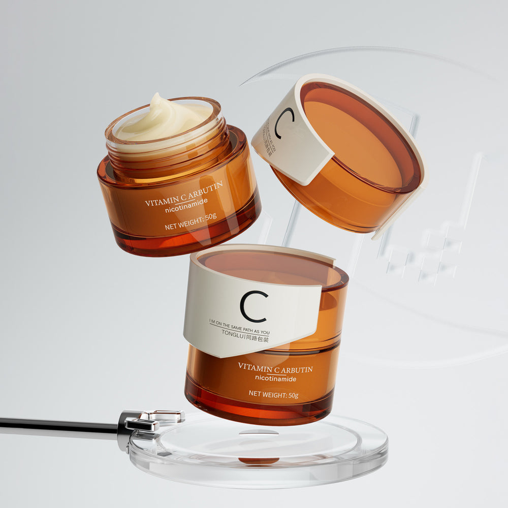 New cosmetic cream glass jar, 50g face cream container, sample travel refillable glass bottle, direct from manufacturer