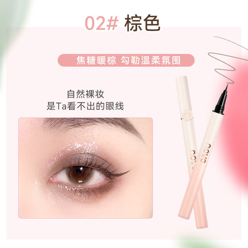 Novo smooth & fine eyeliner - waterproof, sweat-proof, smudge-proof - perfect for beginners, includes lower lash eyeliner