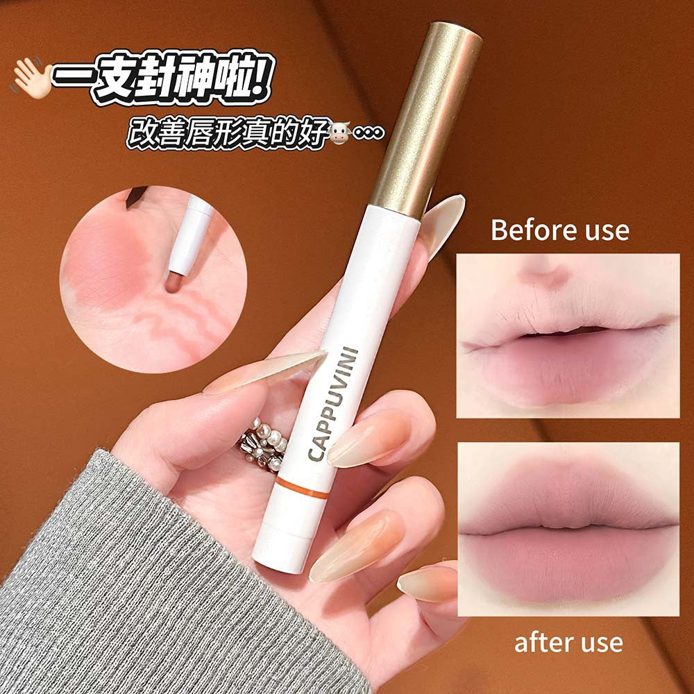 Cappuvini matte lip liner - define your lips with this long-lasting, smudge-proof, waterproof lip liner