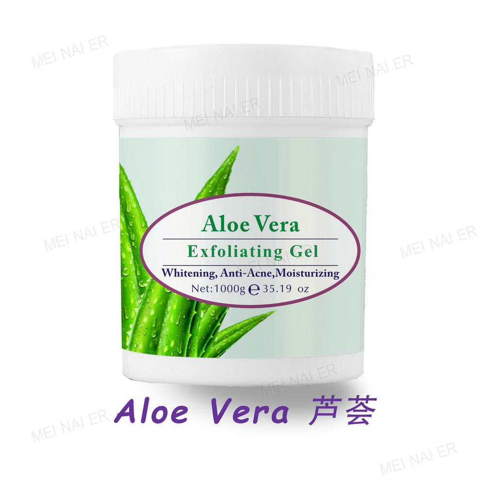 facial and body exfoliating gel, gentle and moisturizing, removes dead skin, deeply cleans pores, and treats body chicken skin