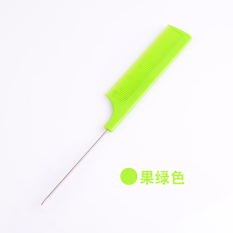 Hot-selling new hair styling comb, pin tail comb, plastic comb with steel pins, pp material, fine teeth, in stock, wholesale, volumizing