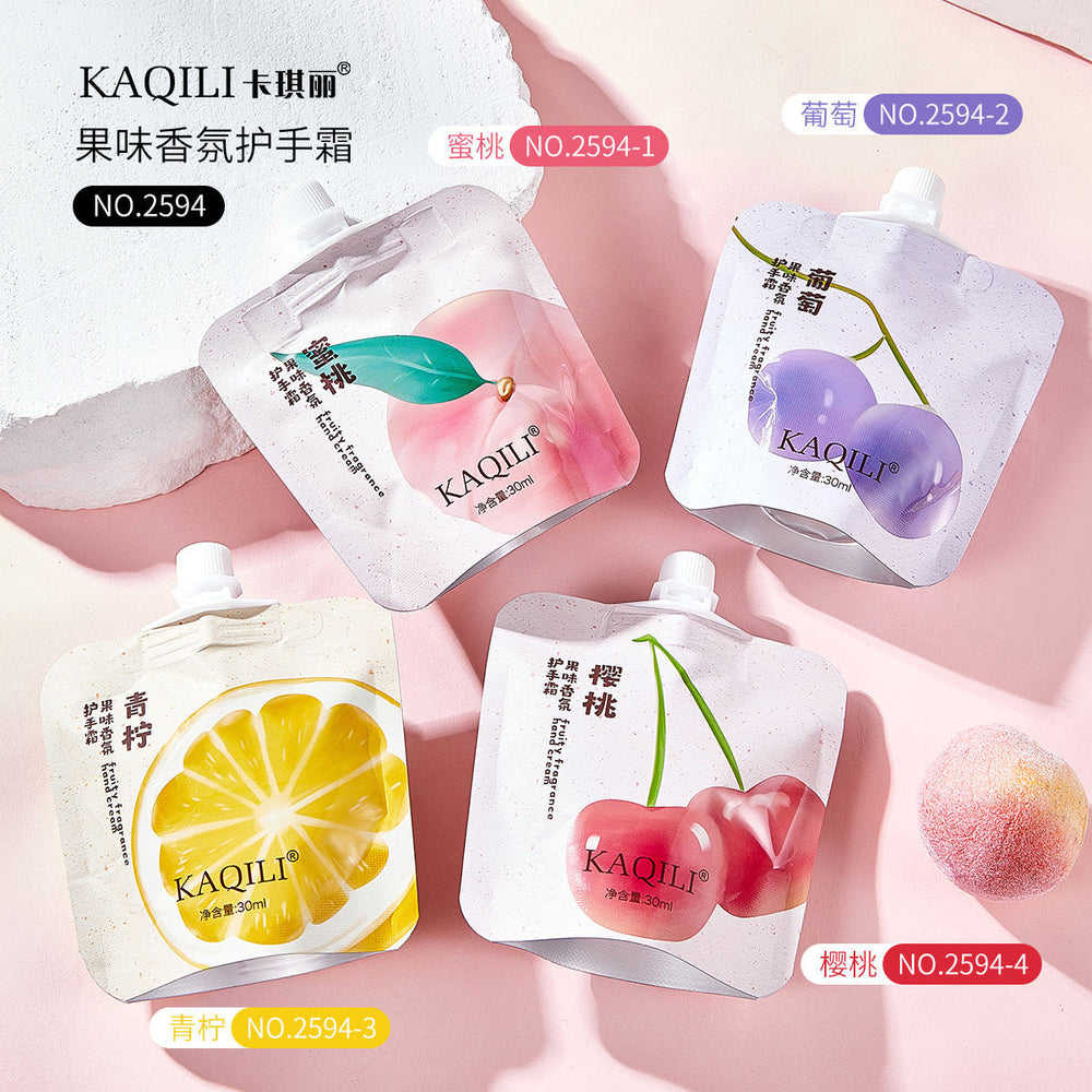 Kaqili fruity fragrance hand cream moisturizing and refreshing non-greasy fall and winter skin care hand cream 30ml