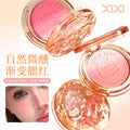 Xixi maoqu baking two-color gradient blush expansion and shrinkage color brightening and contouring all-in-one palette nature nude makeup rouge