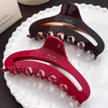 Frenchretrocut out clip large imitation acetic acid hair clip fashion back head hair shark clip hairpin headwear