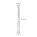 Nail art tools steel pusher nail pusher dead skin pusher nail polish remover tool small steel pusher dead skin remover