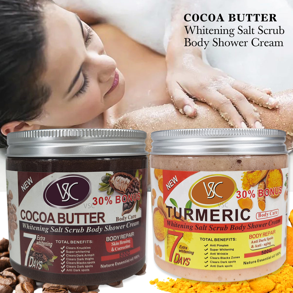 turmeric scrub wet salt full body bath salt exfoliating chicken skin sea salt bath wet salt 500g export