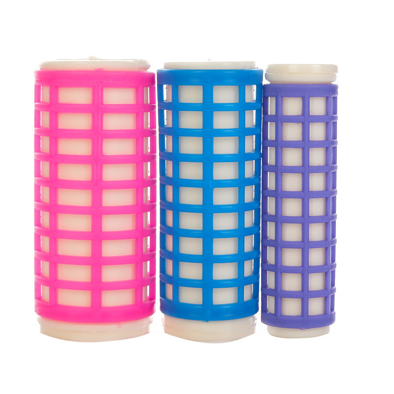 Factory direct sales heated hair rollers, plastic hair rollers, hot water hair rollers, snap-on cross-border curling irons, spot wholesale