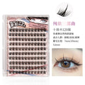 Xixi pure desire trilogy glue-free false eyelashes 120 large capacity nature artificial segmented no glue needed for beginners