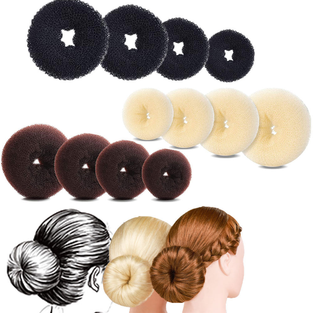 Factory direct sales opp ball head styling hair set donut does not hurt hair fluffy hair curler to tie hair