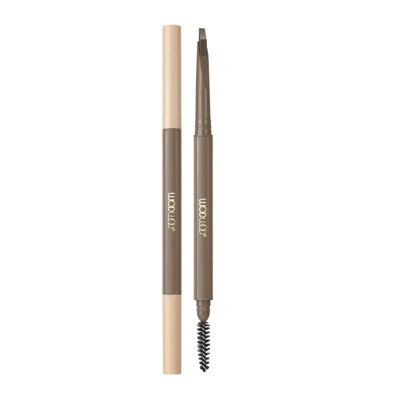 Wodwod ultra-fine brow pencil for women - waterproof, sweat-proof, long-lasting, smudge-proof, defined hair-like strokes, natural wild brow look, dual-ended brow pen