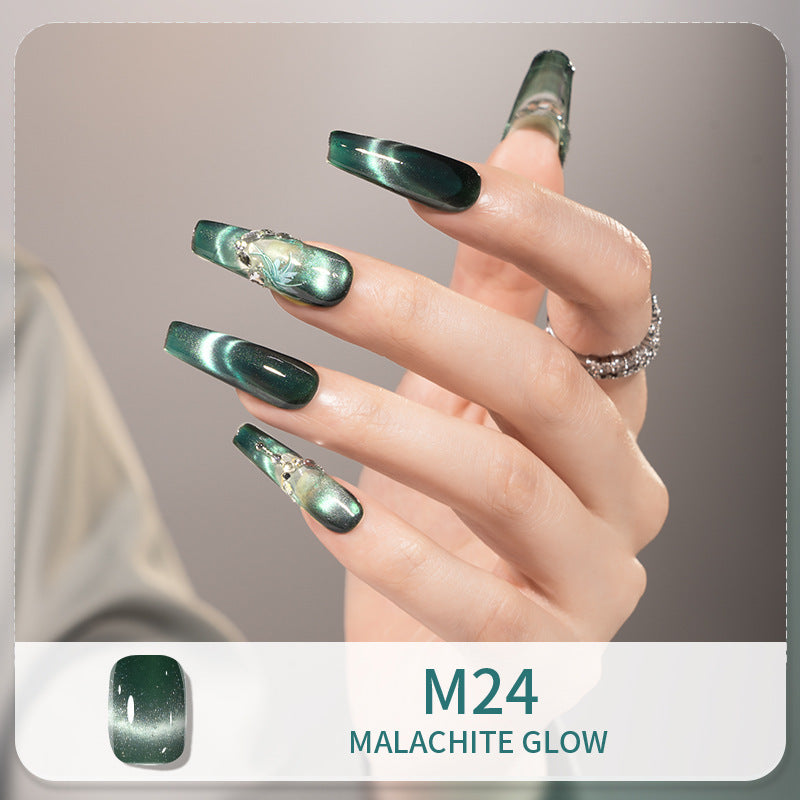 English style kudan/kudan cat eye manicure nail polish crystal cat eye 12ml cross-border english style foreign trade export