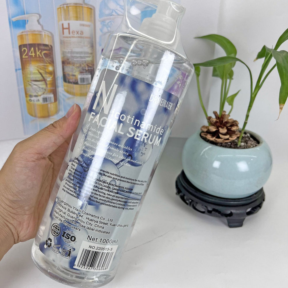 export hydrating & repairing tea tree witch hazel essence - moisturizing, brightening, and firming niacinamide serum 1000ml