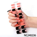 Zhengxiang halloween nail art stickers waterproof uv gel stickers fashion cross-border semi-baked nail stickers customized wholesale cute