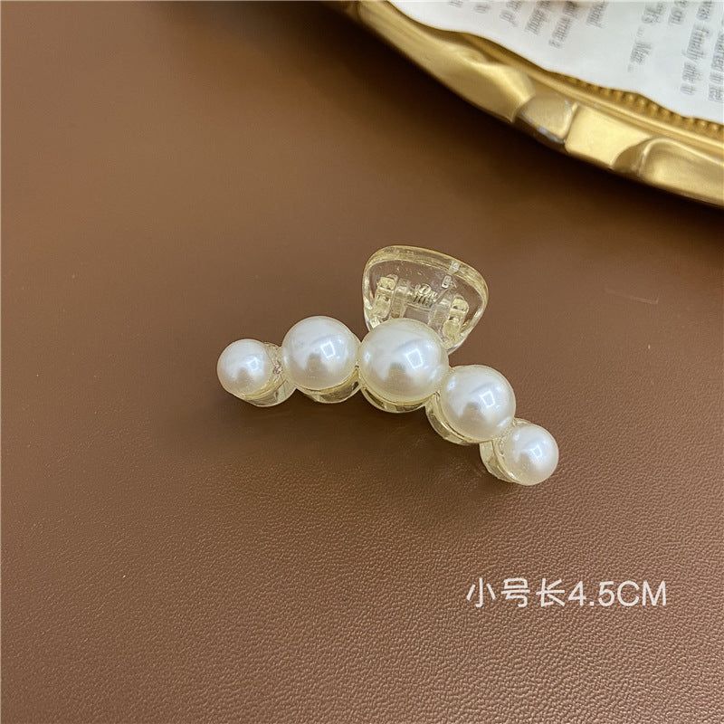 Korean large pearl clip hairpin eleganceelegant female back shark clip hair clip hair clip hair clip
