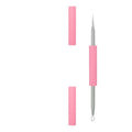 High-grade stainless steel portable silicone acne needle double-ended double-cap beauty squeeze acne blackhead needle acne needle acne needle