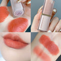 Herorange crystal square tube lipstick - women's velvet matte, smudge-proof, everyday nude, brightening lipstick