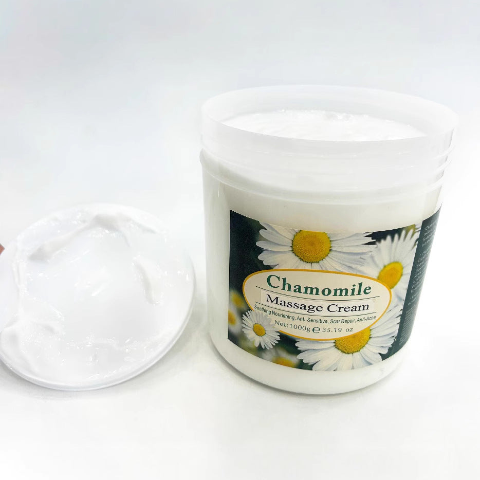 chamomile massage cream 1000g - firming & repairing natural botanical face cream - wholesale for export