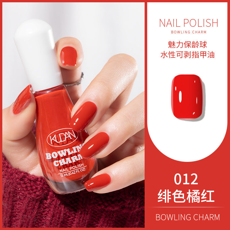 Kudan nail polish 12ml water-based no-bake long-lasting kosela light fragrance new cross-border best selling 40 colors