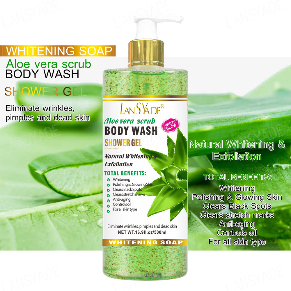 papaya scrub shower gel 500ml fruit fragrance mild bubble shower gel export wholesale