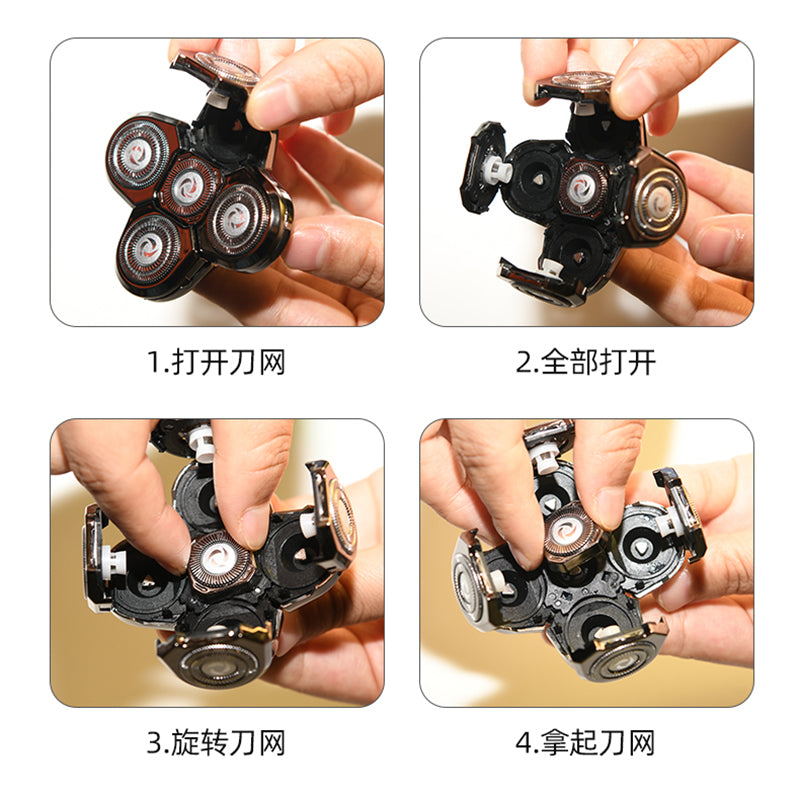 Five-head spare razor head blade accessories shaving head machine self-shaving hairdresser wholesale electric for home