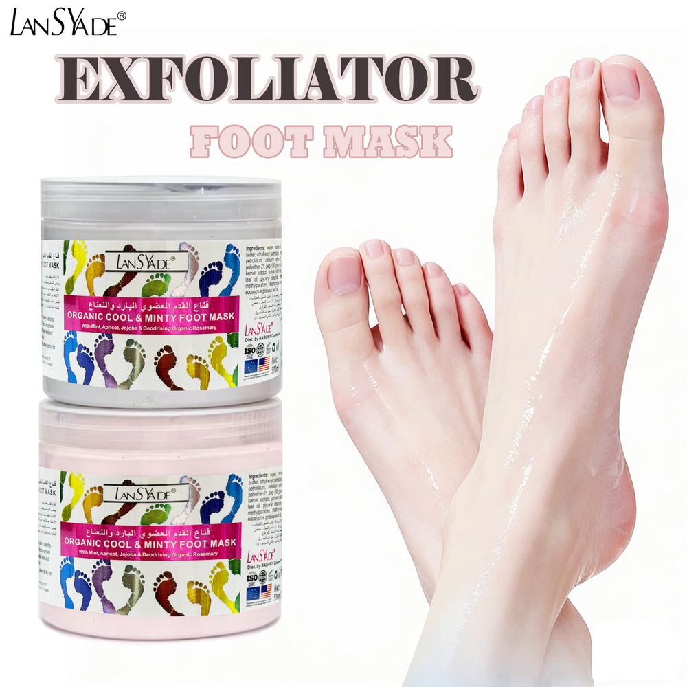 foreign trade refreshing mint organic foot massage cream nourishing and moisturizing foot mask 500ml wholesale